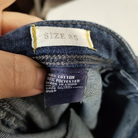 Madewell Blue Skinny Jeans with Stretch - Picture 5 of 9